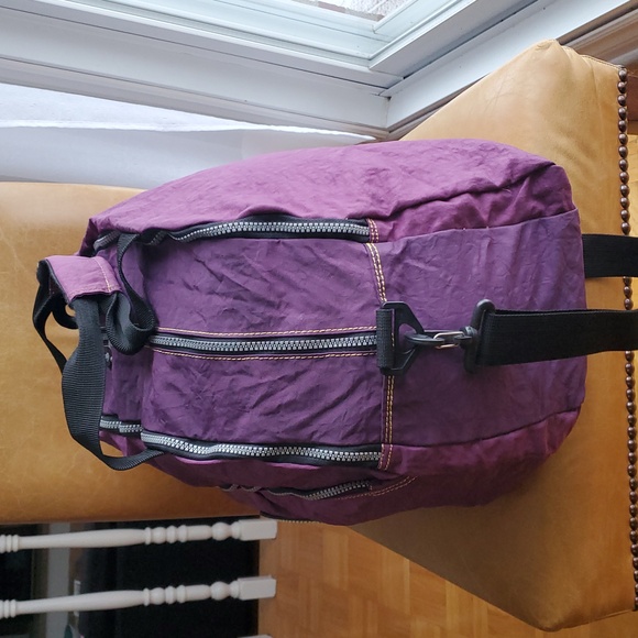 Kipling Large Purple Travel Duffel Weekender  Bag - Picture 6 of 12